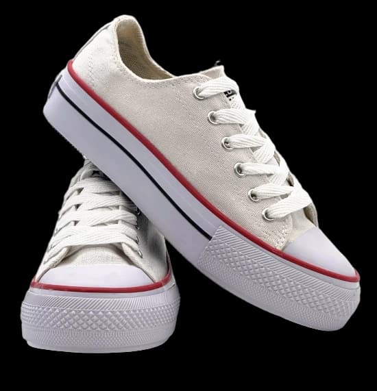 Converse Plataforma Blancas 5