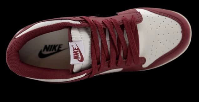 Dunk Low Bordo 4